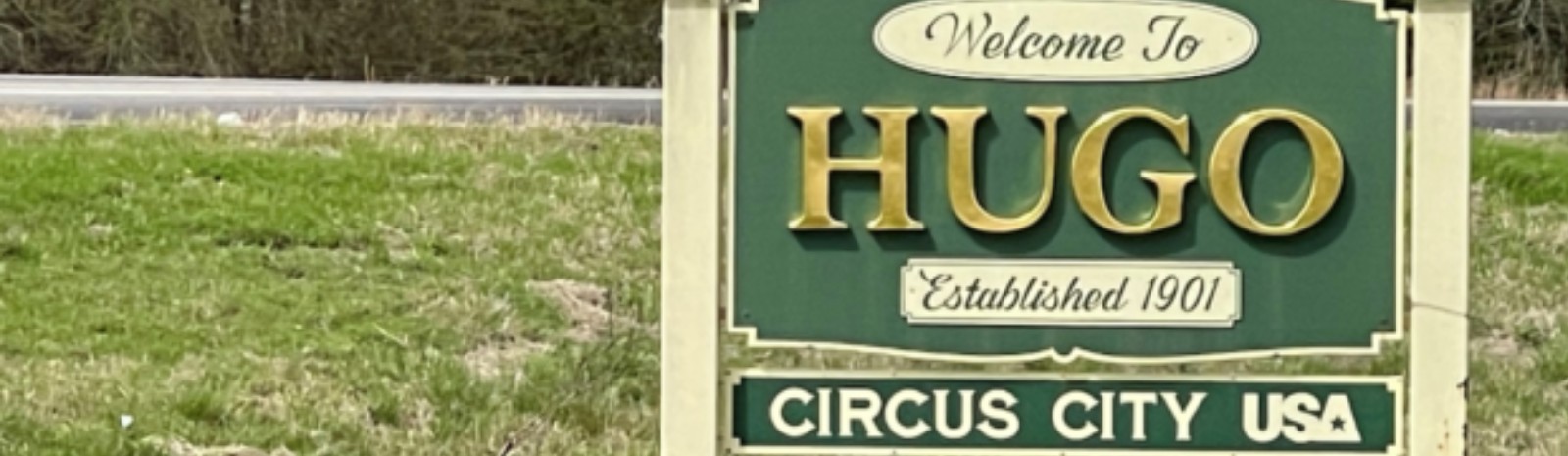 Welcome to Hugo sign.
